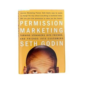 'Book: Permission Marketing Yellow Hardcover